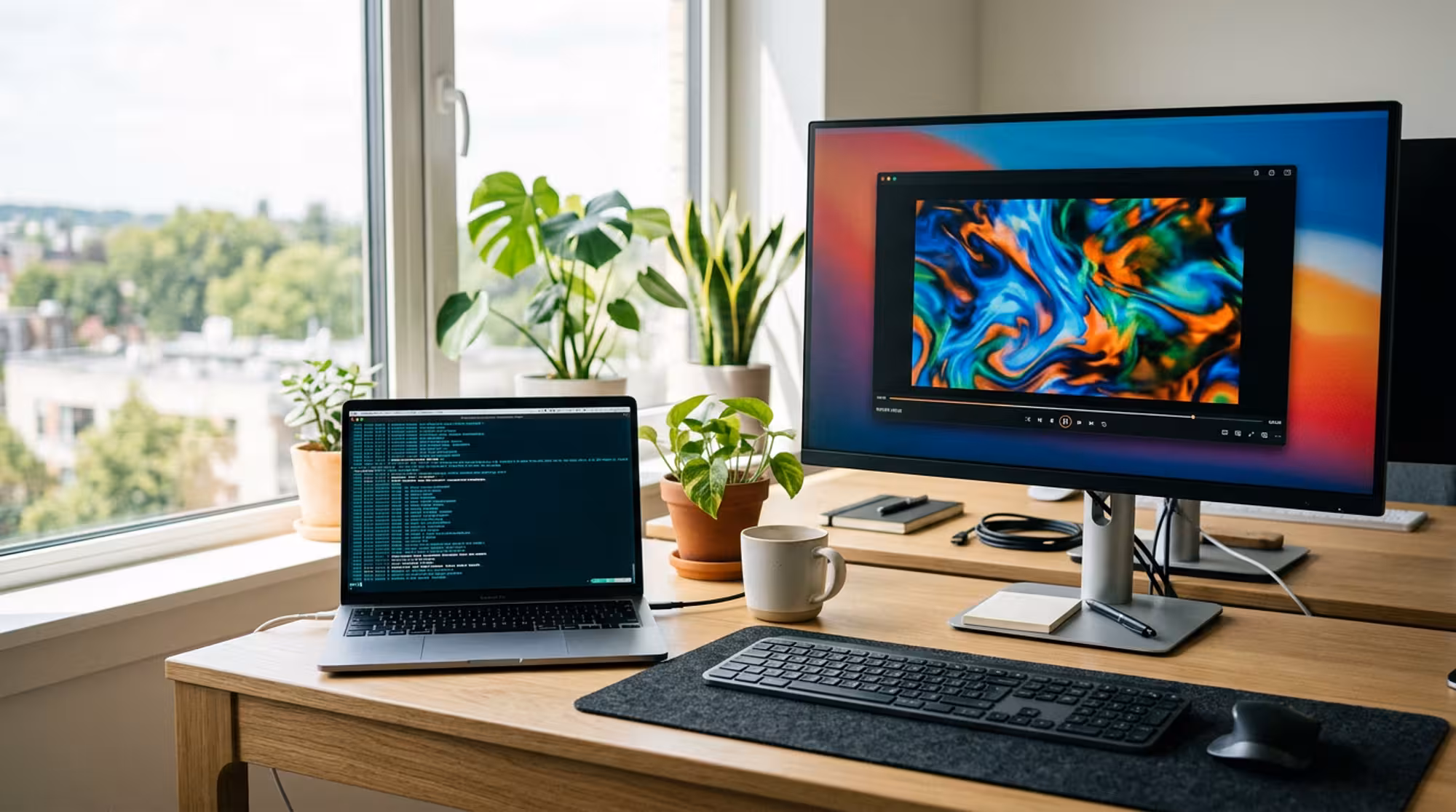 Workstation used for automated network and video quality testing